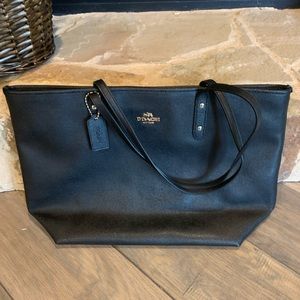 Black Perfect Condition Large Authentic Coach Bag